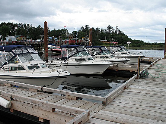 Our world-renowned competitor, Queen Charlotte Lodge, shares the same private marina with Chinook Lodge